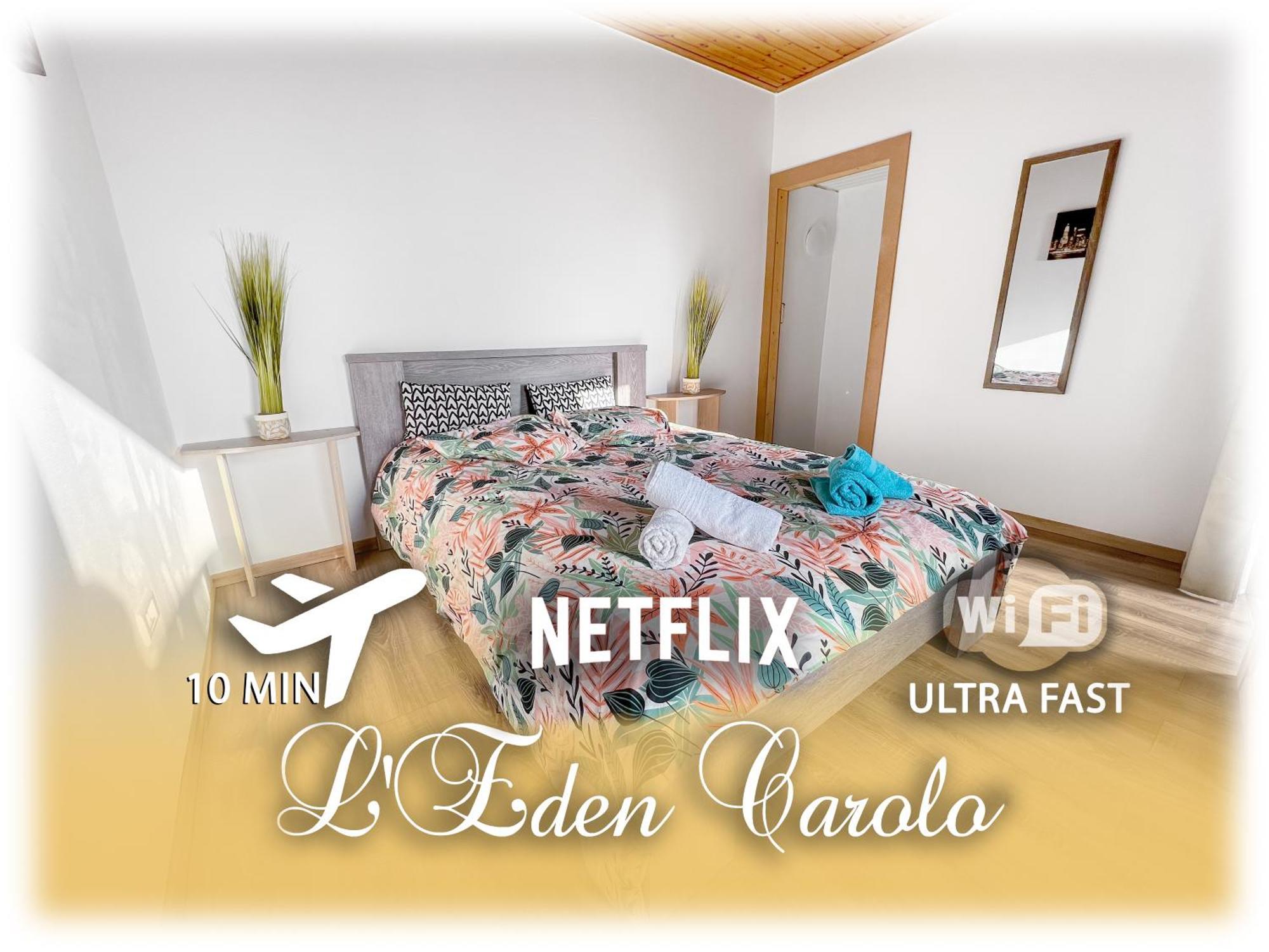 L'Eden Carolo - Netflix, Wi-Fi, 10Min Aeroport, Parking Gratuit Apartment Dampremy Exterior photo